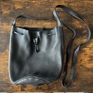 Baggu Leather Bucket Purse